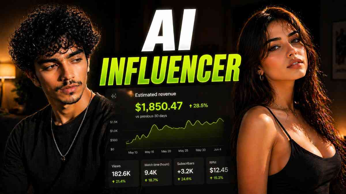 Free AI influencer tutorial preview